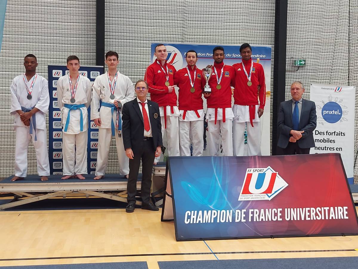 Championnat de France Universitaire :  une équipe en OR